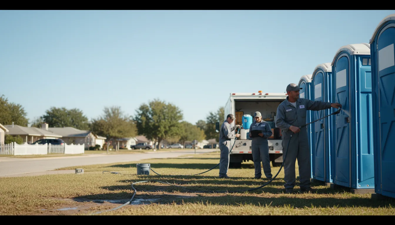 Long-Term Portable Toilet Rental in Cookville, TX near me